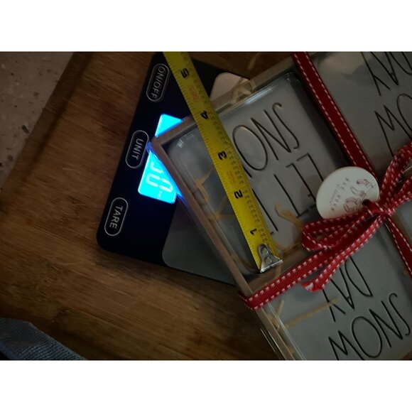 Rae Dunn "Let It Snow/Snow Day" Coaster Set Of 4 - Picture 8 of 8